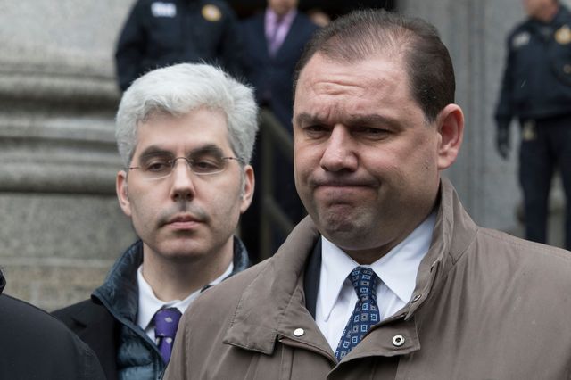 Joseph Percoco leaves federal court in 2018.